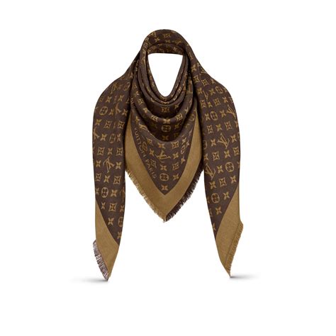 louis vuitton t shirting monogram shawl|louis vuitton denim scarf.